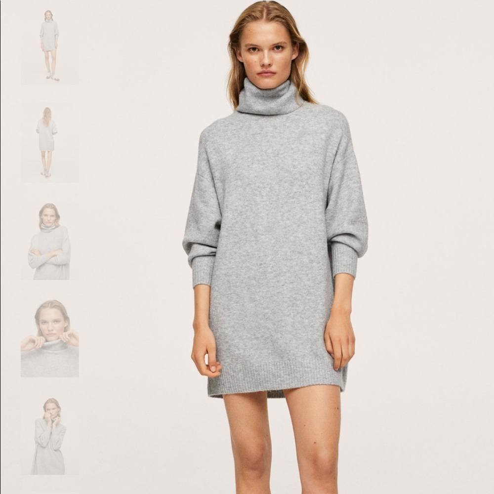 *NWT Mango Turtle neck knit dress size small